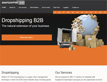 Tablet Screenshot of dropshippingb2b.com